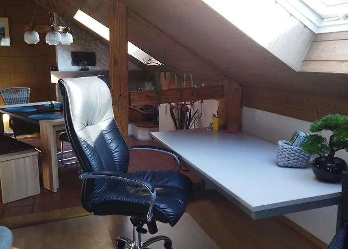 Aussergewoehnliche Atelierferienwohnung Mit Balkon An Der Donau Apartamento *
